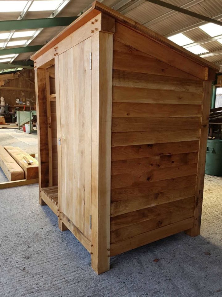 Wooden Bespoke Log Store S Duncombe Sawmill Local And Uk Delivery