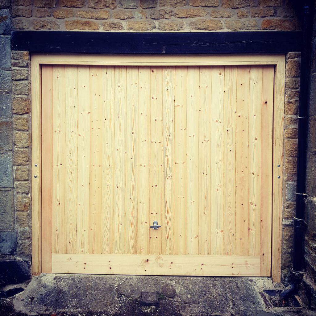 wooden garage doors