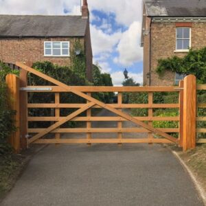 Entrance Gates and Boarded Doors - Duncombe Sawmill