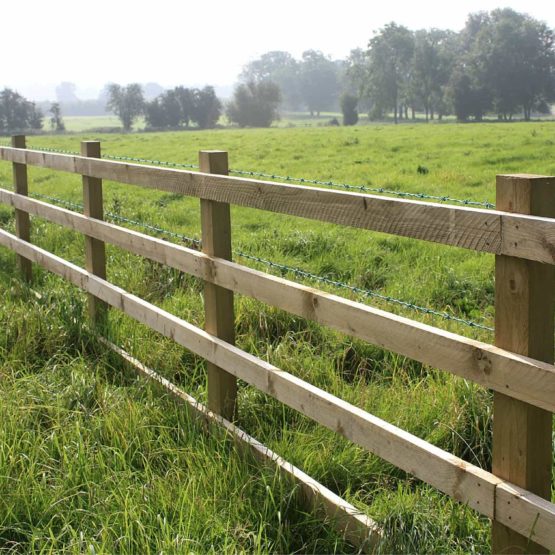 post and rail fence