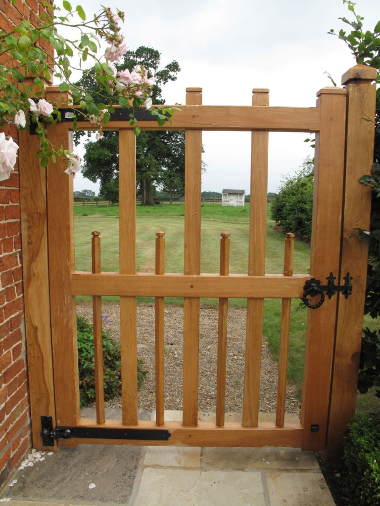hardwood garden gate