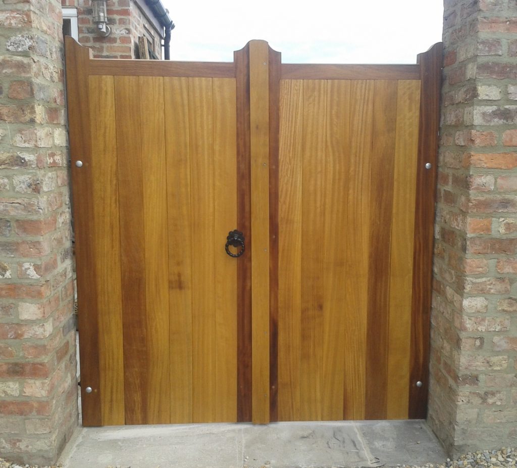 Iroko boarded gates