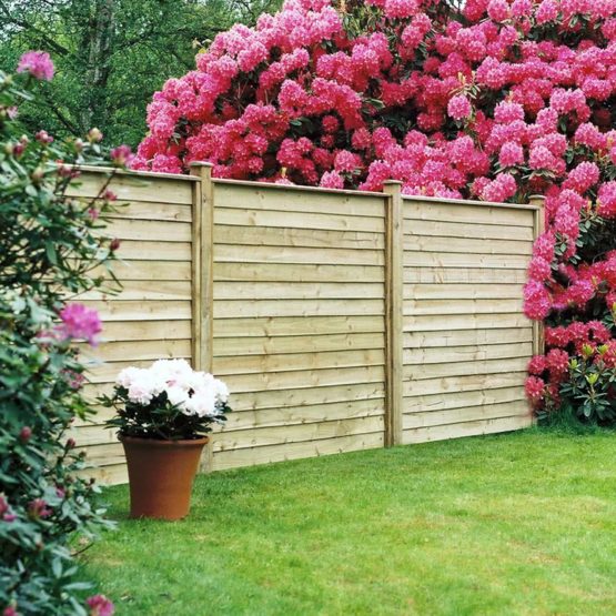 straight fence panel