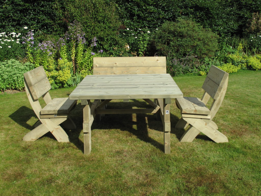 Sturdy table and chairs