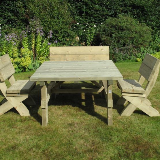 Sturdy table and chairs