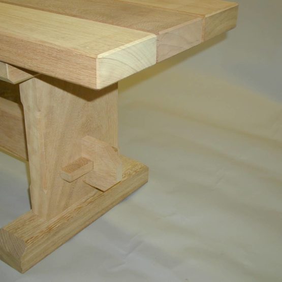 bespoke oak bench