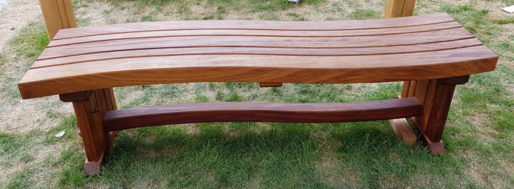 wavy bench