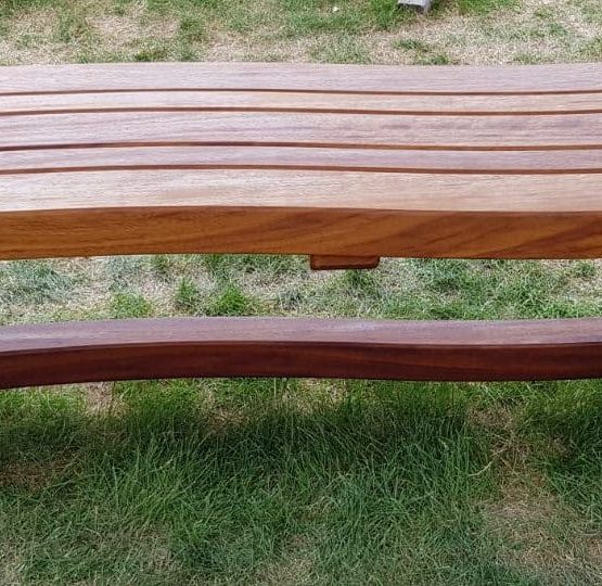 wavy bench